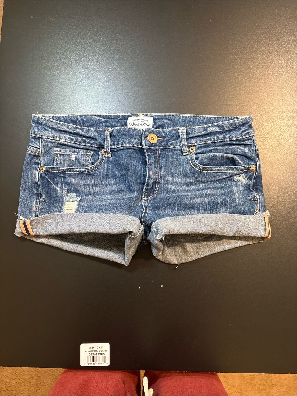 2000s y2k Lowrise Aeropostale denim minishorts
